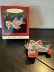 Hallmark Keepsake Holiday Fliers Pressed Tin Airplane Ornament Dated 1993 — photo 1