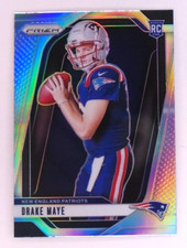 2024 Panini Prizm - Rookie Variations Drake Maye #12 Silver Prizm (RC)