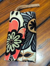Kindred Spirit Style Boho Floral Fabric Clutch Wallet Wristlet USA Made