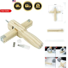 Leather Cutter Leather Strip Strips Strap Cutting Tool Adjustable with 3 Blades