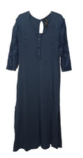 🌺 FREE PEOPLE NEW ROMANTICS SCOUTING DAY BOHO LACE SLEEVED DRESS WOMEN'S M