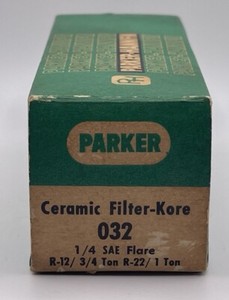 Parker 032 Ceramic Filter-Kore Liquid Line Filter Dryer 1/4 SAE Flare NIB