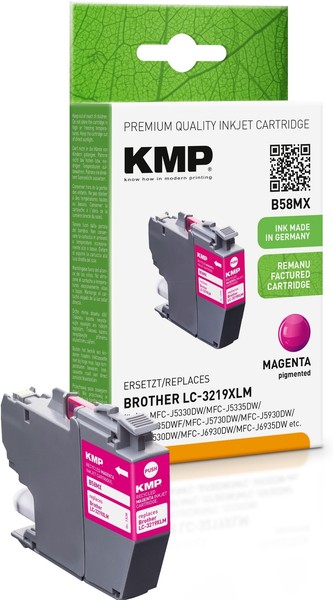 Kmp B58MX Magenta Tintenpatrone Ersetzt Brother LC-3219XLM-image