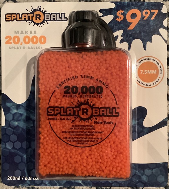 2 Packs Splat R Ball Water Bead Blaster 20k Refill Pack Ammo Splatrball