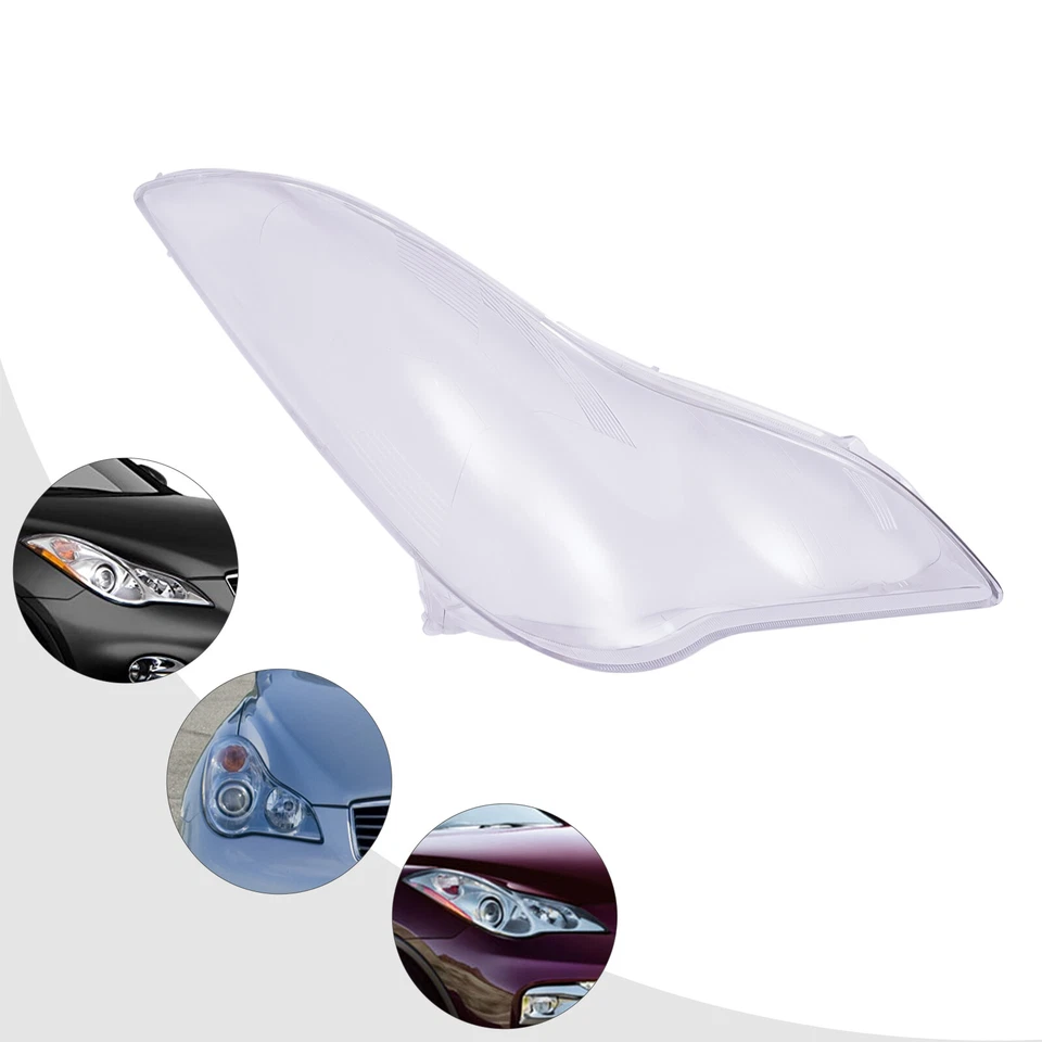 For Infiniti EX25 EX35 2008-2012 Right Side Headlight HeadLamp Lens Cover - Image 3 of 4