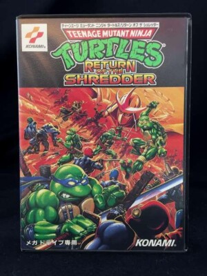 TMNT Return of the Shredder　Mega Drive Sega　Japanese　A