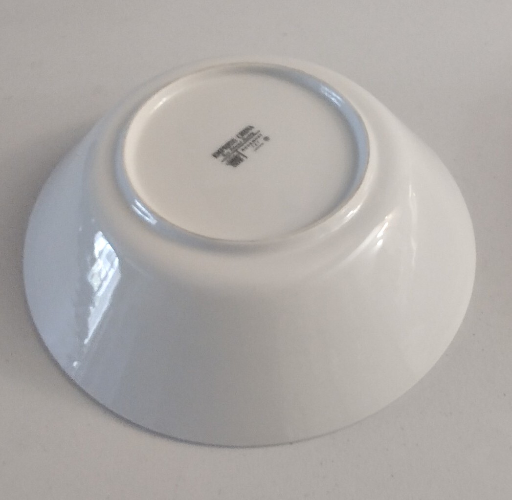 Empress China Rosemont 121 Japan Large Serving Bowl 9" Gray Rose Platinum Rim