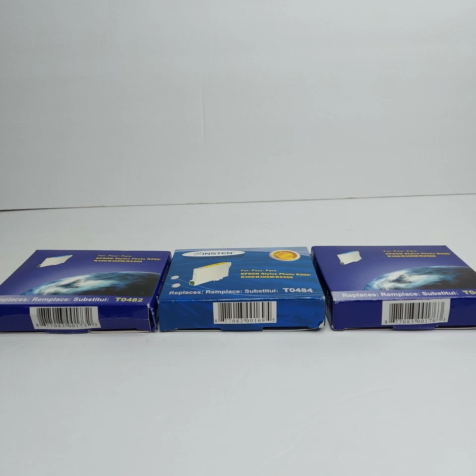 For Epson Set of 3 Pack Insten Ink T0482 T0484 T0485 Expire 2006 - Image 4 of 4