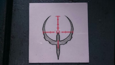   PUBG / QUAKE FPS TPS Transparent Crosshairs For LCD Screen Static Cling