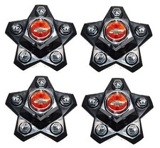 New 1982-1987 Chevy El Camino Malibu 14 Rally Wheel Center Hub Cap Set