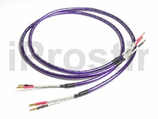 Neotech NES-5002 Solid Core Speaker Cable Banana 1.5m 2.0m 2.5m 3.0m 3.5m pair