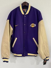 Vintage Nike Los Angeles Lakers Michael Cooper Autographed Letterman’s Jacket