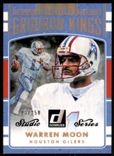2016 Donruss All-Time Gridiron Kings Studio Series Warren Moon /250 Houston