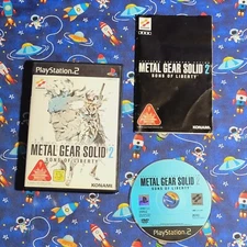 Metal Gear Solid 2 Sons of Liberty CIB PlayStation 2 PS2 Japan Import 