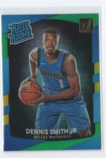 2017-18 Donruss Rated Rookies Holo Green and Yellow Laser #192 - Dennis Smith Jr