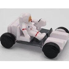 NASA Astronaut In Lunar Rover PVC Plastic Model Modeling Figure Toy