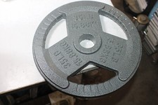 Barbell 2-Inch Olympic Grip Weight Plate 35 lb Single 35 lb Single Gray