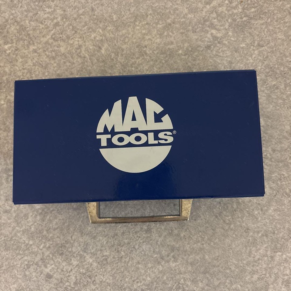 MAC Tools Blue Mini Toolbox Tool Chest Box Metal Excellent pic5-6 size ...