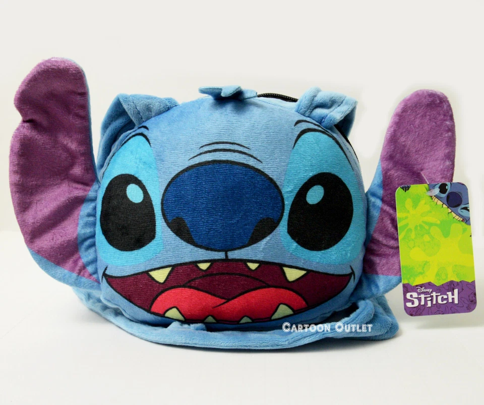 Disney Stitch Shoulder bag plush purse Head Lilo & Stitch Girls Birthday Gift - Image 4 of 4