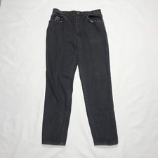 RARE VTG Bugle Boy Road Master Special Black Denim Jeans Mens 36x32