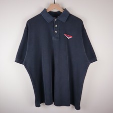 Vintage Harley Davidson Men's Polo Embroidered Logo Toronto Canada XL 25.5x29.5