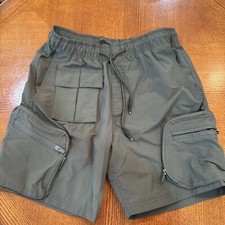 mens cargo sweat shorts medium