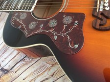 left handed Acoustic guitar pickguard j200 sj200 KAY Suzuki Alverez Columbus