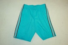 Boys AQUA TEAL ATHLETIC PLAY SHORTS Textured Mesh Fabric POCKETS Size XS 4-5