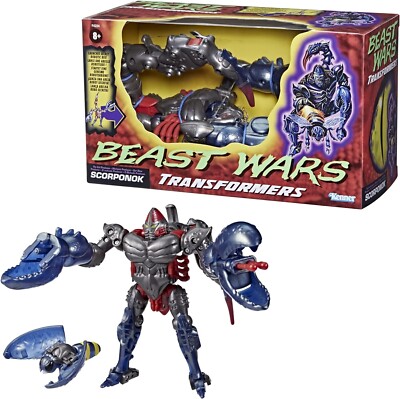 Transformers Scorponok Actionfigur interaktiv Vintage Beast Wars 18 cm