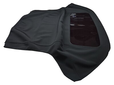 Fits: BMW Z3 96-02 Soft Top & TINTED Plastic window Black Haartz Stayfast Canvas