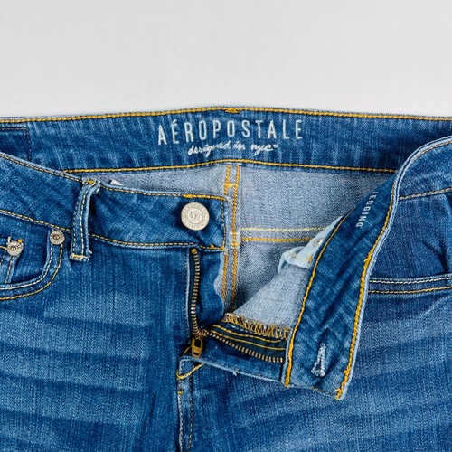 Aeropostale Jegging Womens Jeans 8 Reg Blue Stretch Medium Wash - Picture 3 of 11