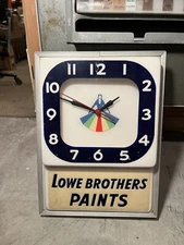 Vintage Lowe Brothers Paint Clock