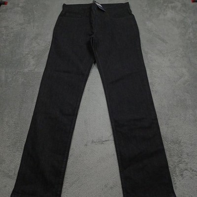 Five Four Jeans Mens 31x32 Black Raw Denim Modern Straight NWT