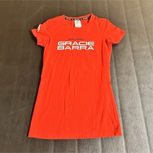 Gracie Barra Small Women's Short Sleeve Red Equipe Jiu-Jitsu T-Shirt