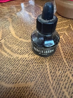 Higgins Drawing Ink Black Ink Waterproof India Ink Black Bottle 3/4 Full