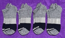 Bombas 4-Pack Ankle Socks Size Medium Brand New Unisex Multicolor 4-Pairs