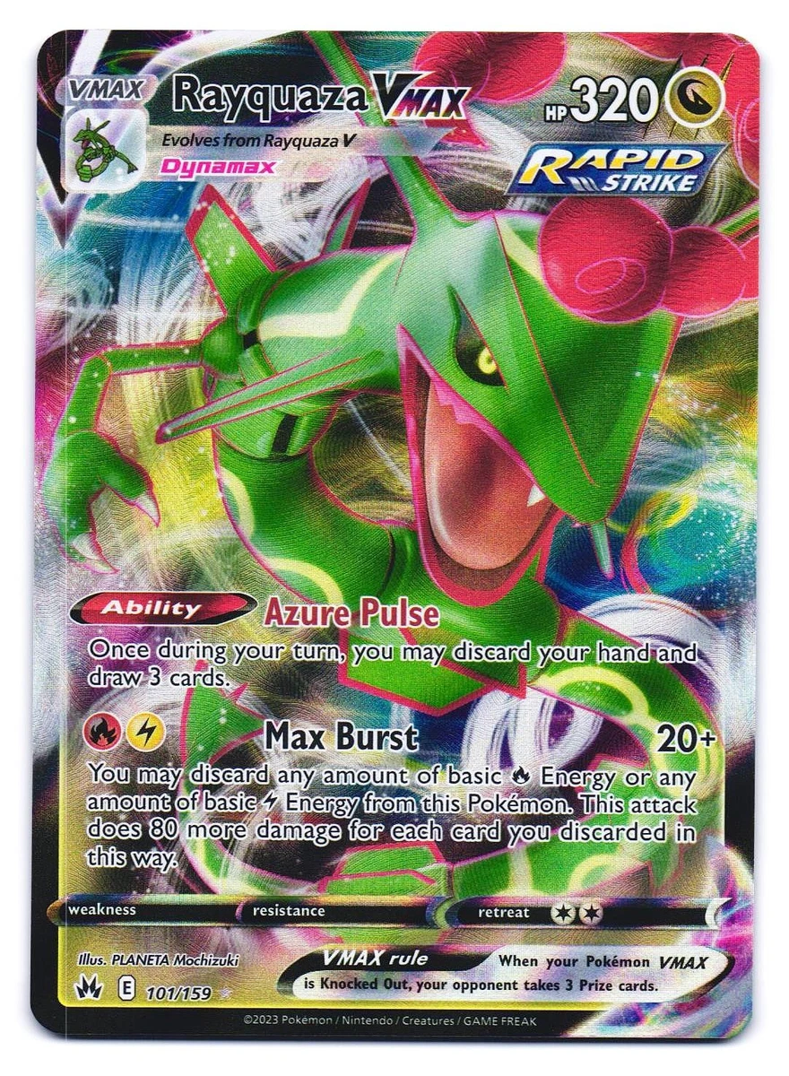 Rayquaza VMAX Pokémon TCG Cards for sale | eBay
