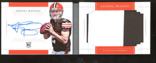 2014 National Treasures Johnny Manziel Rookie Jumbo Booklet RPA /99 #RJ-JF