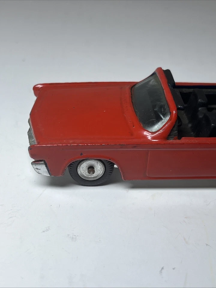 Винтажный GAMDAKOOR Sabra No 8111 Chrysler Imperial красный/черный сделано в Израиле РЕДКИЙ ТОВАР! - Изображение 4 из 4