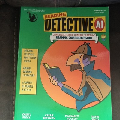 The Critical Thinking Co. Reading Detective A1 Study Guide Grades 5-6 Award-Win 