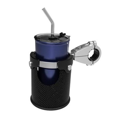  LX-C3 Motorcycle Cup Holder with 360°swivel ball-Mount, Large Boat C3-Chrome