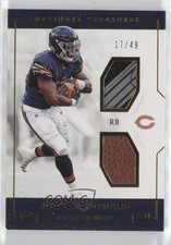 2016 National Treasures Rookie Dual Materials Gold 17/49 Jordan Howard #7 s6i