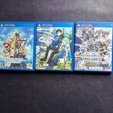 PSVITA Sword Art Online 2 titles Phantasy Star Online 2