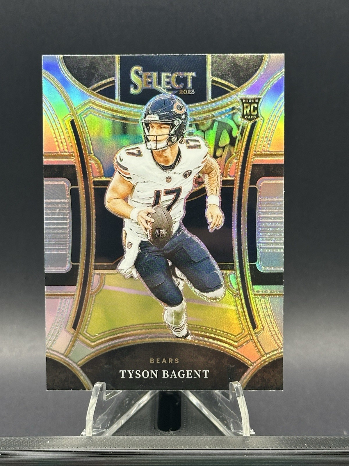 2023 Panini Select #416 Tyson Bagent Suite Level Silver Prizms (RC)