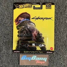 Hot Wheels Cyberpunk 2077 Quadra Turbo-R V-Tech Pop Culture 2025-M (In-Hand) New