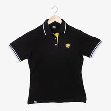 Milk Mocha Bear: Mocha Polo Shirt - Black / Women / M