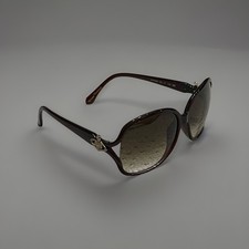 Vivienne Westwood oval-shaped sunglasses in a brown tortoiseshell Black USED