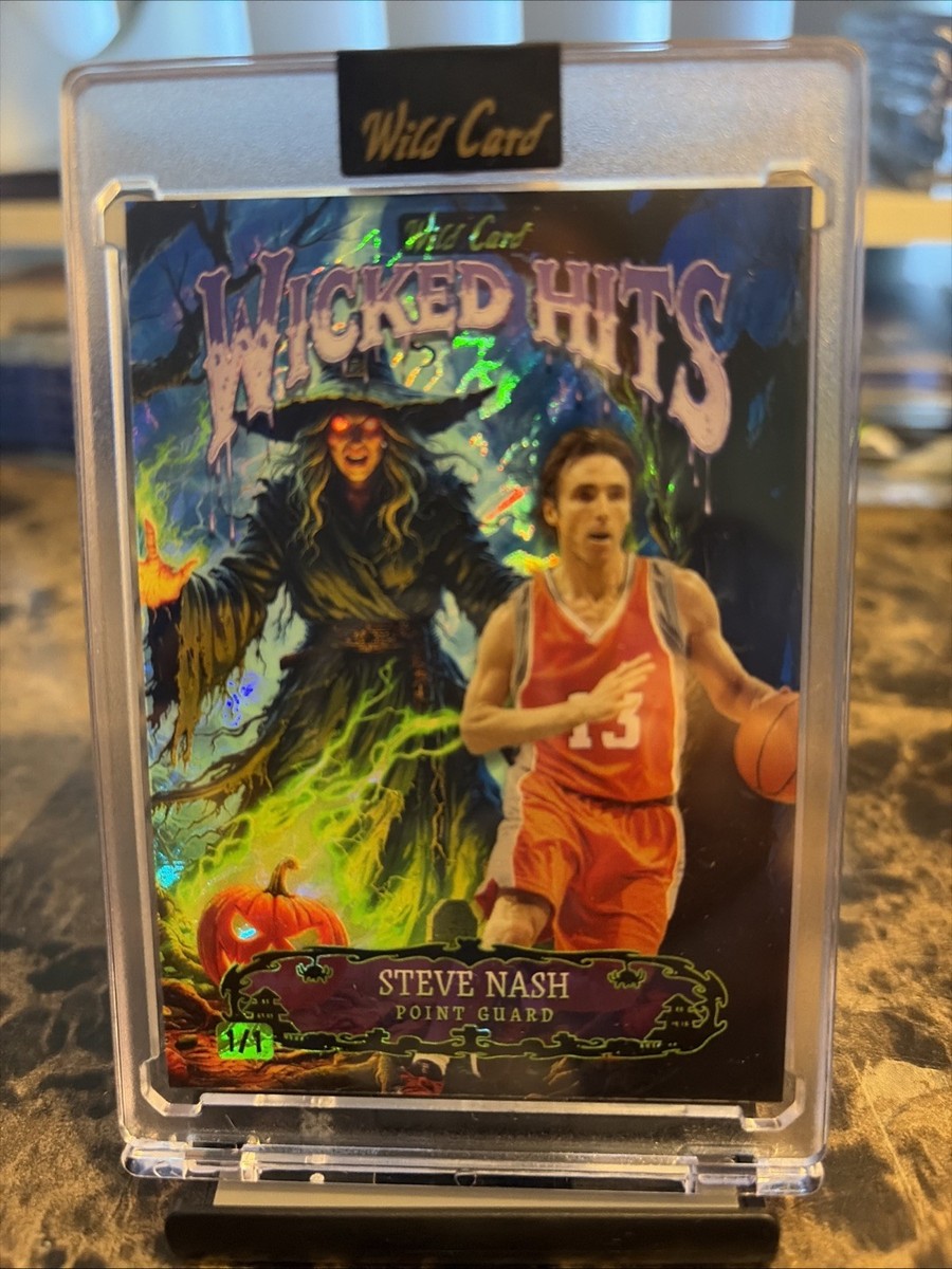2025 Wild Card Wicked Hits 1/1 Steve Nash Witch Island Foil