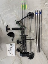 PSE Archery Mini Burner Compound Bow Youth Set Camo Black with Accessories