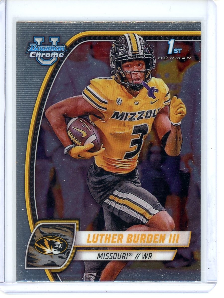 Luther Burden III 1st 2024 Bowman University Chrome #123